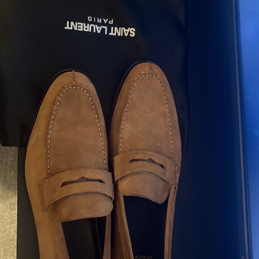 Saint Laurent men loafers, new size 9 - Picture 2 of 3